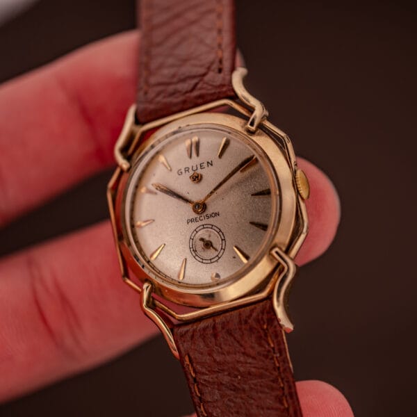 Gruen 21 Barclay "Spider" Ref. 335-723 White Dial Manual Wind - Image 12