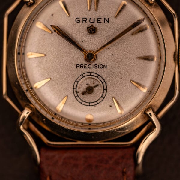 Gruen 21 Barclay "Spider" Ref. 335-723 White Dial Manual Wind - Image 3