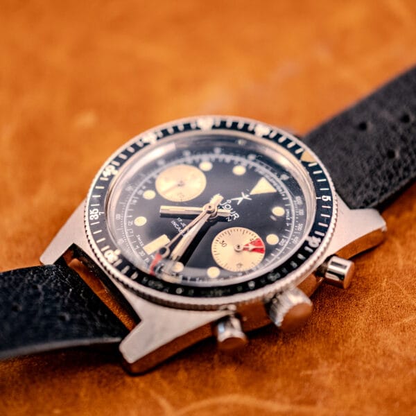 Le Jour Triton Double Register Chronograph Diver Landeron 248 - Image 12