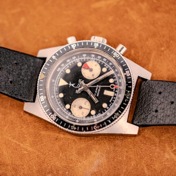 Le Jour Triton Double Register Chronograph Diver Landeron 248 - Image 6