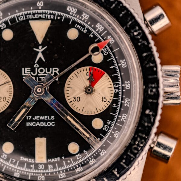 Le Jour Triton Double Register Chronograph Diver Landeron 248 - Image 15