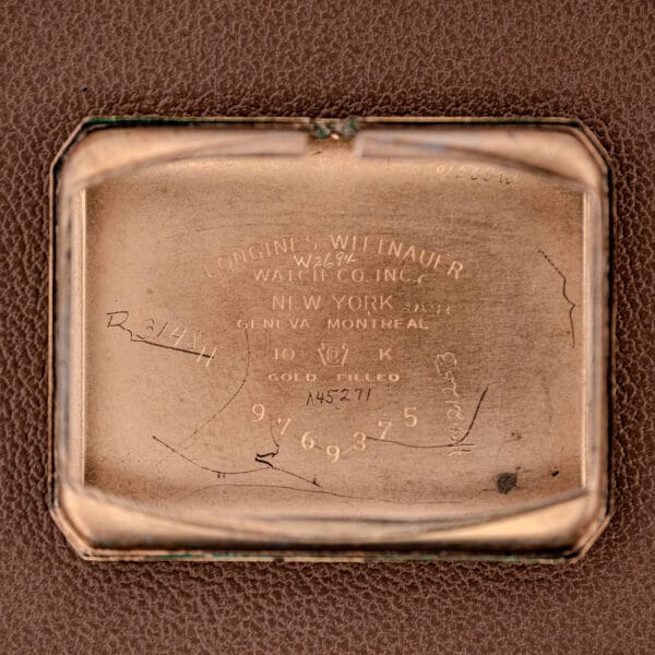 Longines Tank 10k Gold Filled Art Deco Case Cal. 9L - Image 10