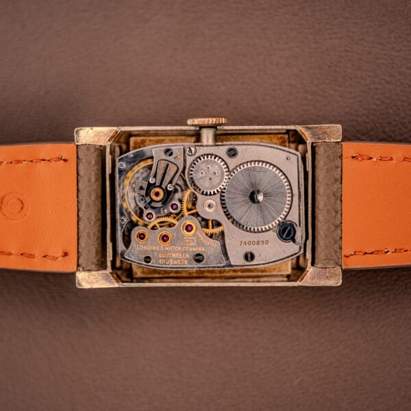 Longines Tank 10k Gold Filled Art Deco Case Cal. 9L - Image 9