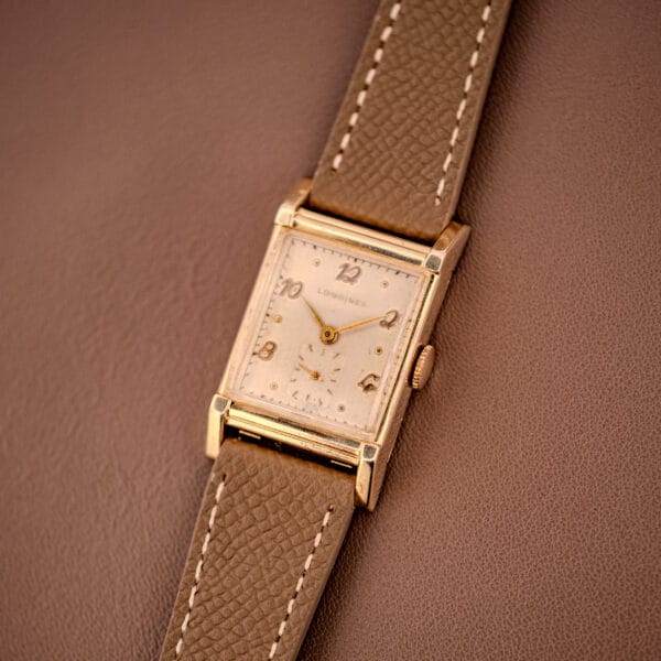 Longines Tank 10k Gold Filled Art Deco Case Cal. 9L - Image 8