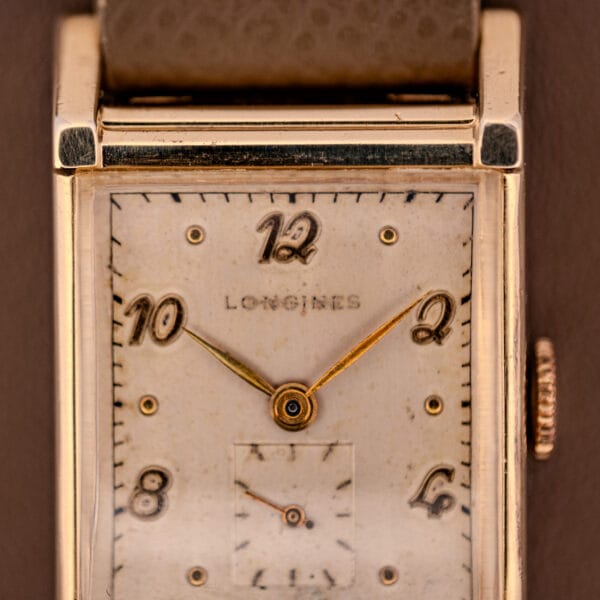 Longines Tank 10k Gold Filled Art Deco Case Cal. 9L - Image 2