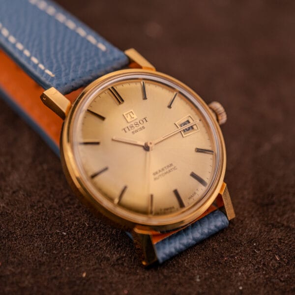 Tissot Seastar Automatic Date Ref. 44-520-4 Gold Sunburst Dial - Image 14