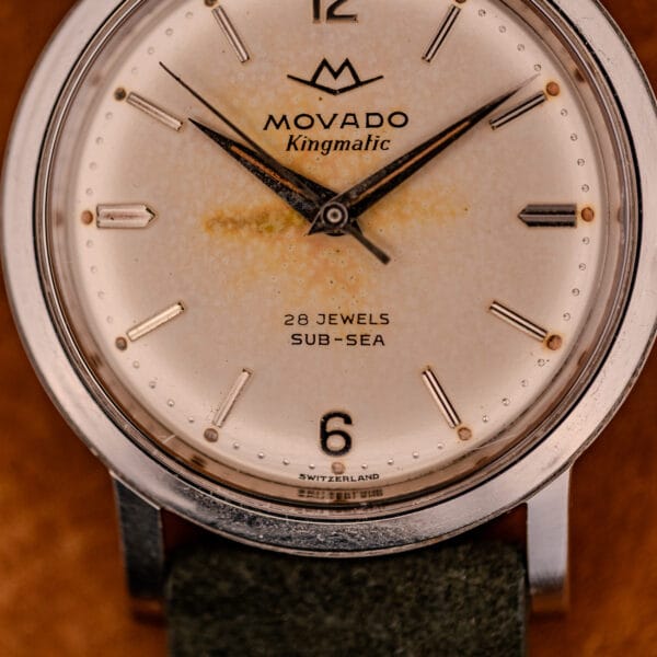 Movado Kingmatic Ref. 15151 28 Jewels Cal. 531 Stainless Sub-Sea - Image 11