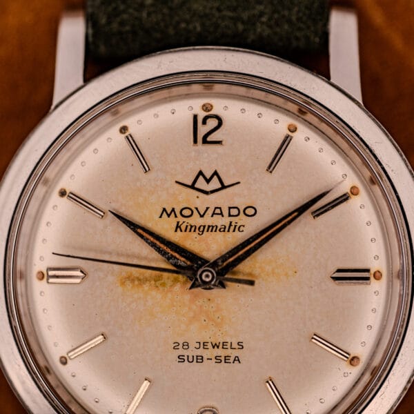 Movado Kingmatic Ref. 15151 28 Jewels Cal. 531 Stainless Sub-Sea - Image 2