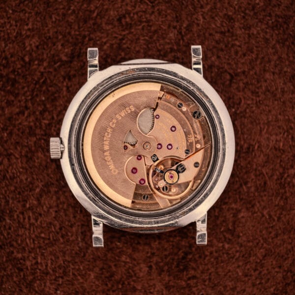 Omega caliber 712 ultra-thin automatic chronometer movement with full rotor reading OMEGA WATCH Co SWISS