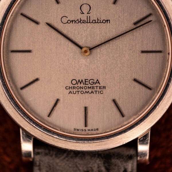 Omega Constellation Chronometer Automatic 157.0001 silver dial with applied baton markers and Constellation script