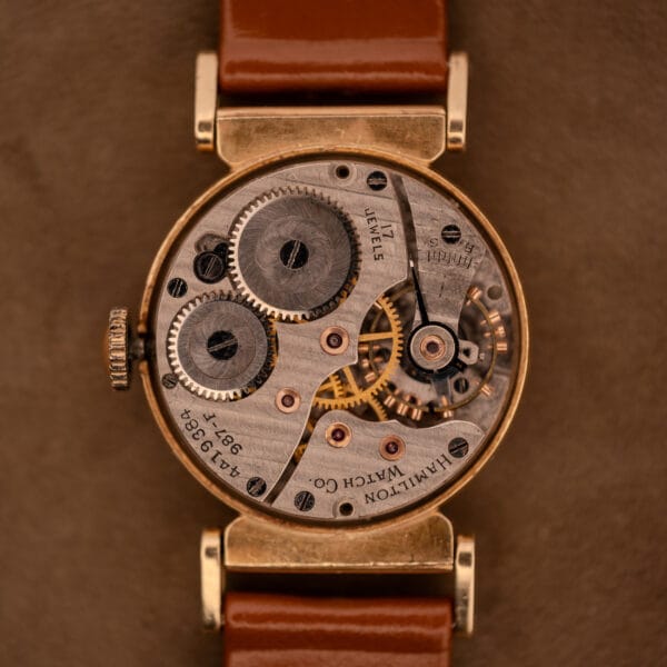 Hamilton caliber 987-F friction-jewel 17-jewel manual-wind movement, Lancaster Pennsylvania