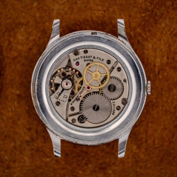 Tissot caliber 27.2 manual-wind movement signed CHs TISSOT & FILS SWISS, serial 237199 on the bridge