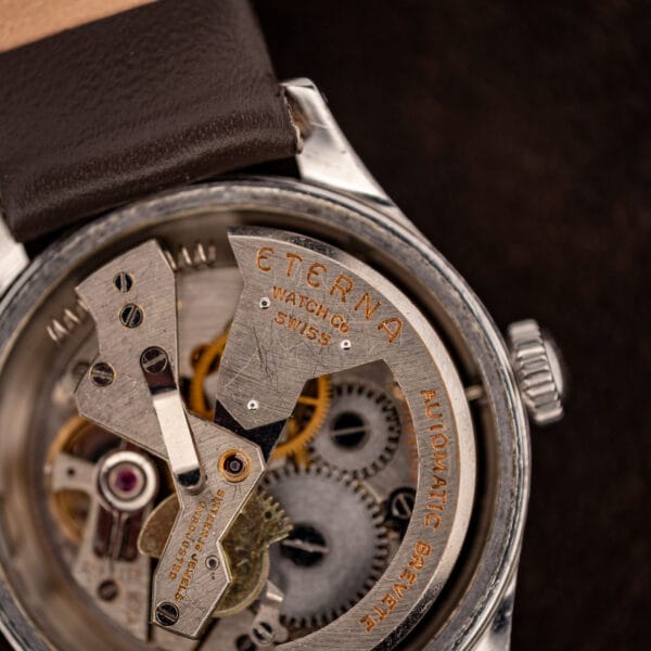Eterna bumper bridge signed ETERNA WATCH Co SWISS AUTOMATIC BREVETE, seventeen jewels unadjusted
