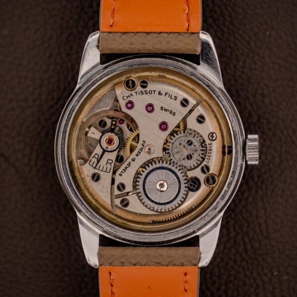 Tissot caliber 27 movement signed Chs Tissot & Fils SWISS, fifteen 15 jewels, hand-wound