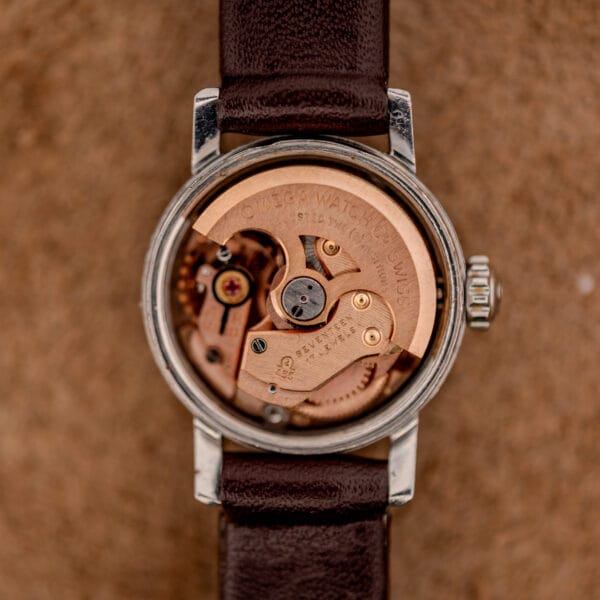 Omega caliber 455 automatic full-rotor movement, copper finish signed OMEGA WATCH Co SWISS