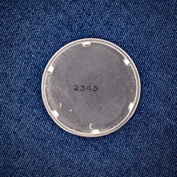 Vintage Bulova inner dust cover stamped 2343 case marking