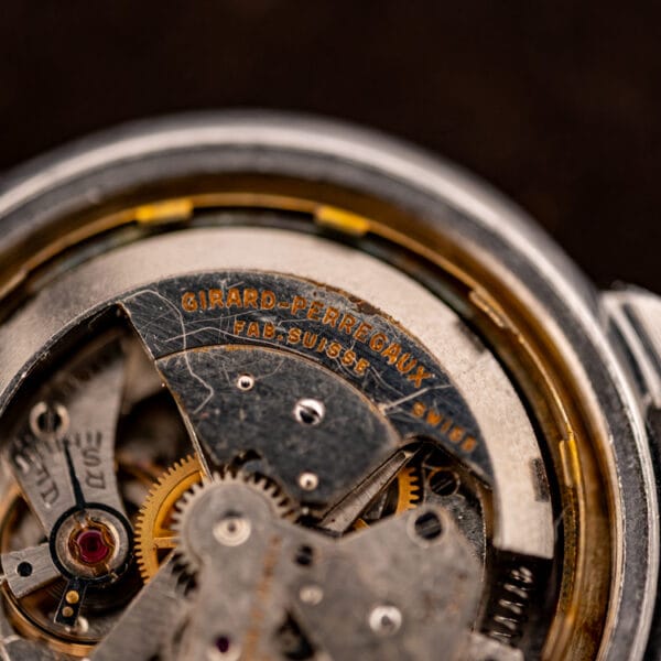Girard-Perregaux bumper movement bridge signed GIRARD-PERREGAUX FAB. SUISSE in gold lettering