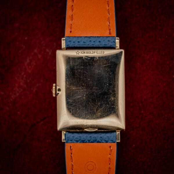 Longines 3007-528 caseback stamped star 10K GOLDFILLED with honest surface wear from decades of wear