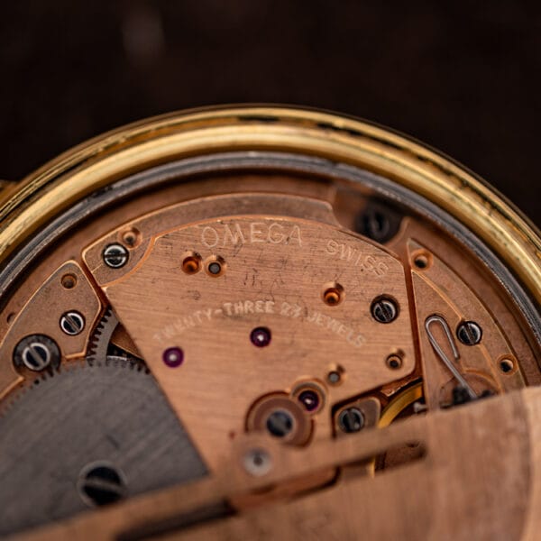 Omega caliber 1012 movement plate engraved OMEGA SWISS and TWENTY-THREE 23 JEWELS
