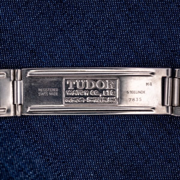 Tudor Prince Oysterdate clasp stamped TUDOR WATCH CO LTD GENEVA SWITZERLAND, STEELINOX, reference 7835