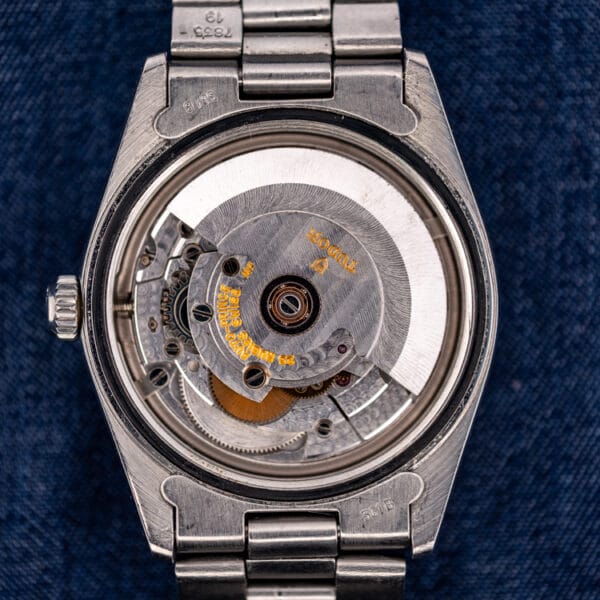 Tudor Prince Oysterdate ETA 2824-2 movement signed TUDOR in gold with circular graining