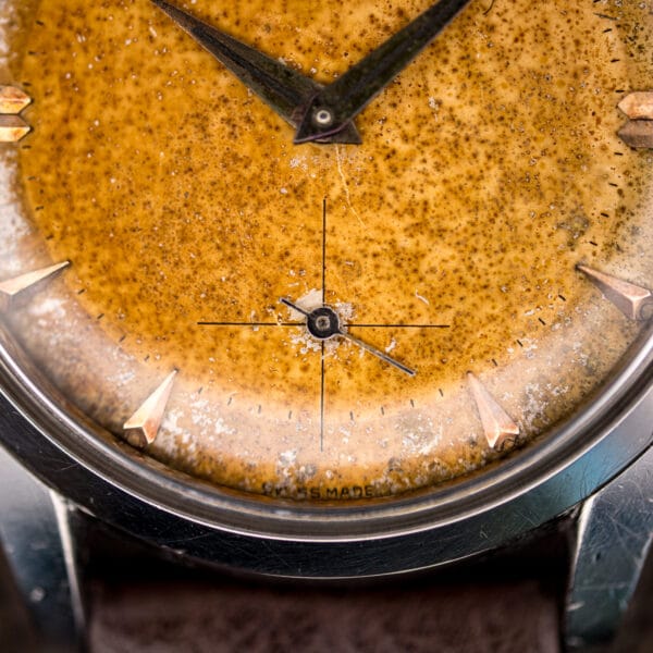 Omega Seamaster 2937-5 lower dial with subsidiary seconds register and printed SWISS MADE below six o'clock