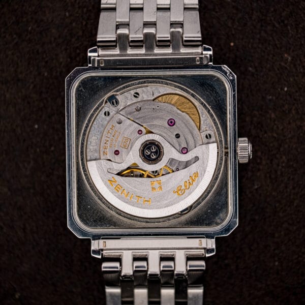 Zenith Elite caliber 670 automatic movement with rotor signed Zenith Elite
