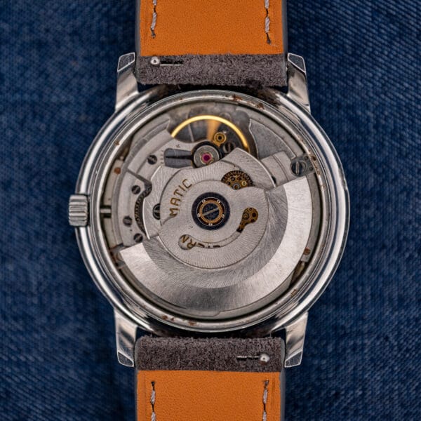 Eterna 1488K automatic movement with the signed ETERNA-MATIC full rotor riding on its ball-bearing system.