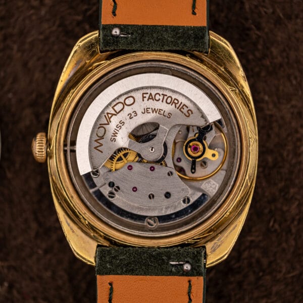 Zenith built automatic under a rotor signed MOVADO FACTORIES, SWISS 23 JEWELS