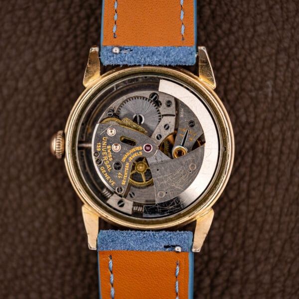 Caliber 139 bumper automatic in the case with the HOX import code stamped on the bridge