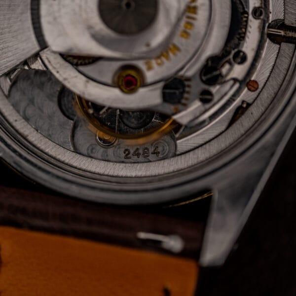 Caliber stamp 2484 on the Tudor Prince Oysterdate movement plate