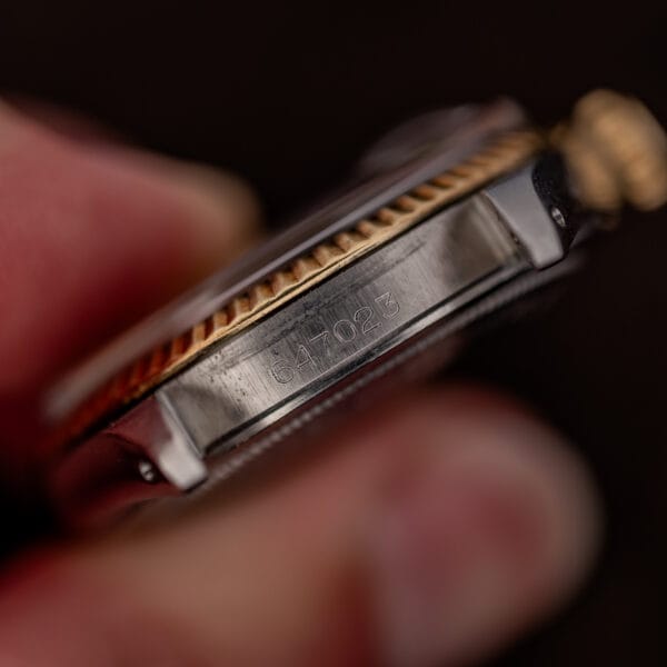 Tudor Prince Oysterdate serial number 647023 engraved between the lugs